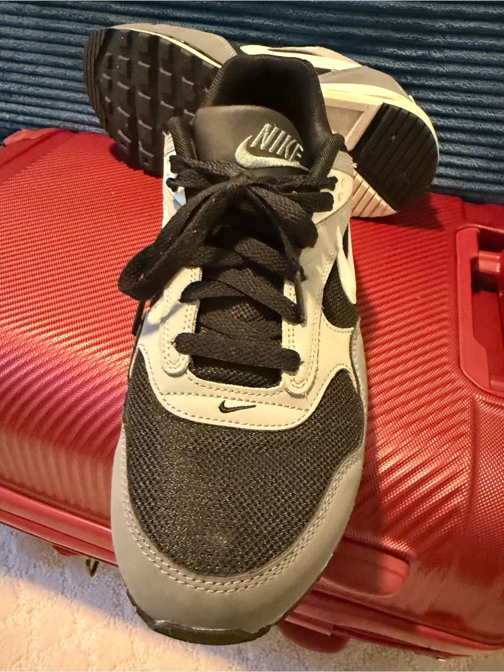 Nike Black, Gray and White Men's Athletic Shoes